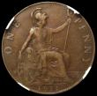 London Coins : A168 : Lot 1461 : Penny 1911 Hollow Neck, I of BRITT points to a rim tooth, unlisted by Freeman, Gouby BP1911 B (dies ...