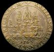 London Coins : A168 : Lot 1995 : Danish West Indies 24 Skilling 1763 an off metal strike, in brass? weight 5.86 grammes About VF