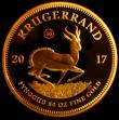 London Coins : A168 : Lot 705 : South Africa Gold 50 Ounce Krugerrand 2017 50th Anniversary of the first Krugerrand, with the '...
