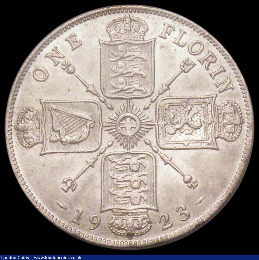 London Coins : A169 : Lot 1483 : Florin 1923 ESC 942 CGS UNC 82