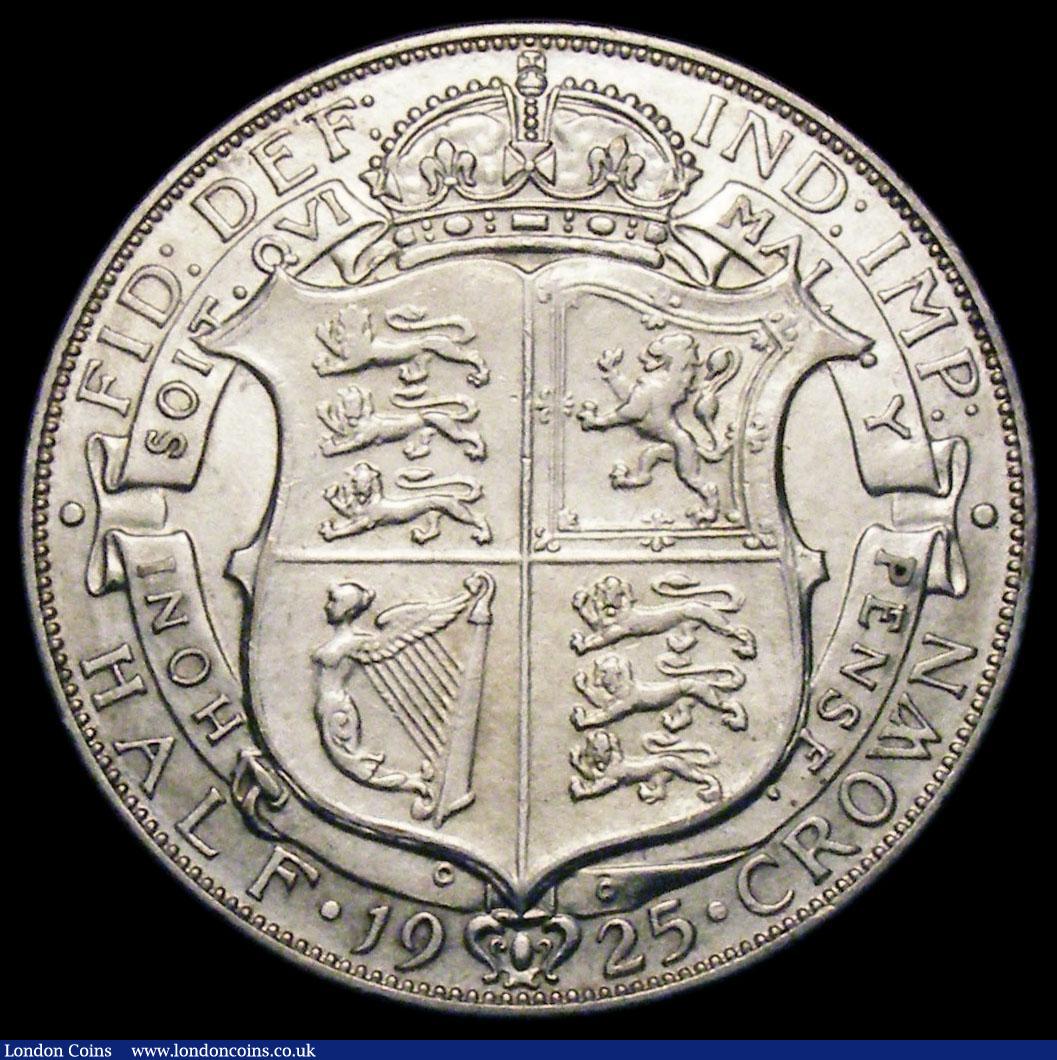 London Coins : A169 : Lot 1600 : Halfcrown 1925 ESC 772, Bull 3727 NEF a pleasing example of this key date, certainly rarer than the ...