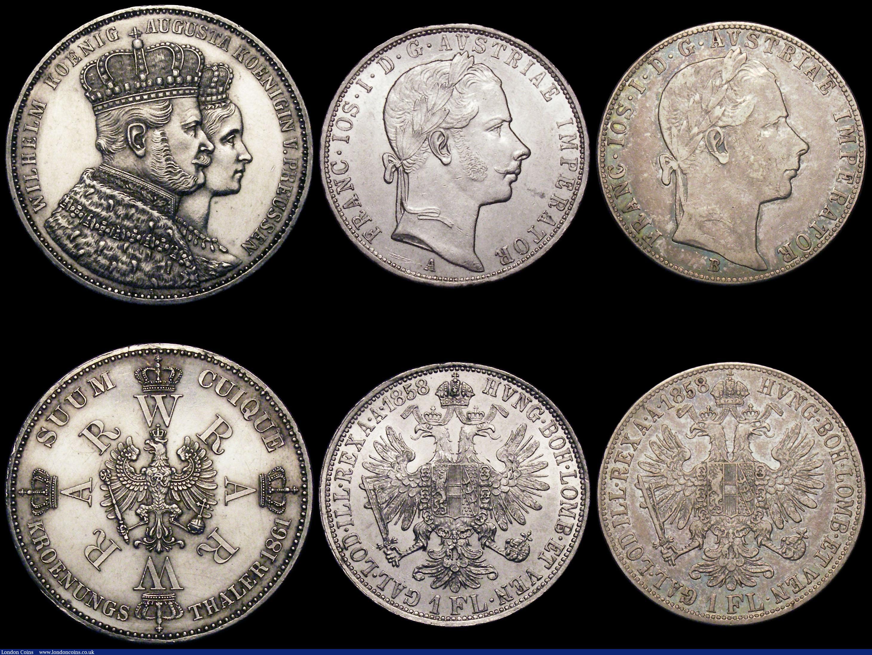 London Coins : A169 : Lot 2292 : World a small group (5) Brazil 2000 Reis 1889 KM#485 NEF/EF with an attractive colourful tone, Austr...