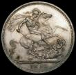 London Coins : A169 : Lot 1311 : Crown 1893 LVI ESC 303, Bull 2593, Davies 501 dies 1A, A choice example with original mint lustre of...