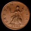London Coins : A169 : Lot 1355 : Farthing 1730 Peck 854 in an LCGS holder and graded LCGS 82, a superb piece with the King's por...