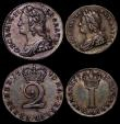 London Coins : A169 : Lot 1640 : Maundy Set 1740 ESC 2408, Bull 1771 comprising Fourpence 1740 ESC 1904, Bull 1782 About EF with ligh...