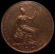 London Coins : A169 : Lot 1677 : Penny 1853 Ornamental Trident Italic 5 in date LCGS Variety 06 graded CGS AU 78 the second finest of...