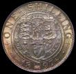 London Coins : A169 : Lot 1765 : Shilling 1897 ESC 1366, Bull 3162 a choice piece the obverse with deep gold toning with touches of g...