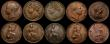 London Coins : A169 : Lot 2040 : Farthings in LCGS holders (9) 1806 First Portrait Peck 1396 A/UNC, graded LCGS 75. 1806 Second Portr...