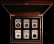 London Coins : A169 : Lot 393 : Britannia Gold Proof Set 2019 a 6-coin set comprising Gold £100 One Ounce, Gold £50 Half...
