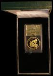 London Coins : A169 : Lot 810 : South Africa Natura Coinage 1994 Gold One Ounce PTA ZOO, Family of Lions Proof KM#192 Limited Editio...