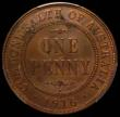 London Coins : A169 : Lot 835 : Australia Penny 1916 KM#59 I UNC with a few small spots and traces of lustre, in a PCGS holder UNC d...