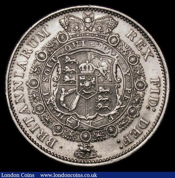 London Coins : A170 : Lot 1737 : Halfcrown 1817 Bull Head ESC 616 EF with some contact marks, slabbed and graded LCGS 60