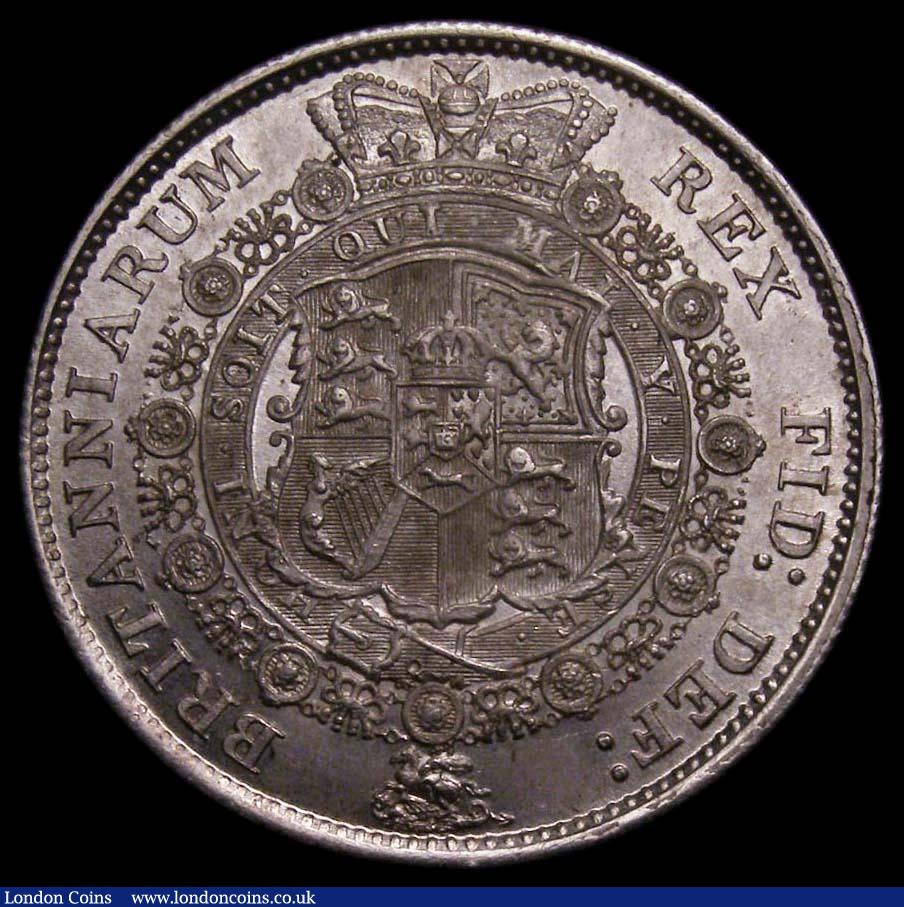 London Coins : A170 : Lot 1740 : Halfcrown 1817 Bull Head ESC 616, Bull 2090 Choice UNC and lustrous in an LCGS holder and graded LCG...