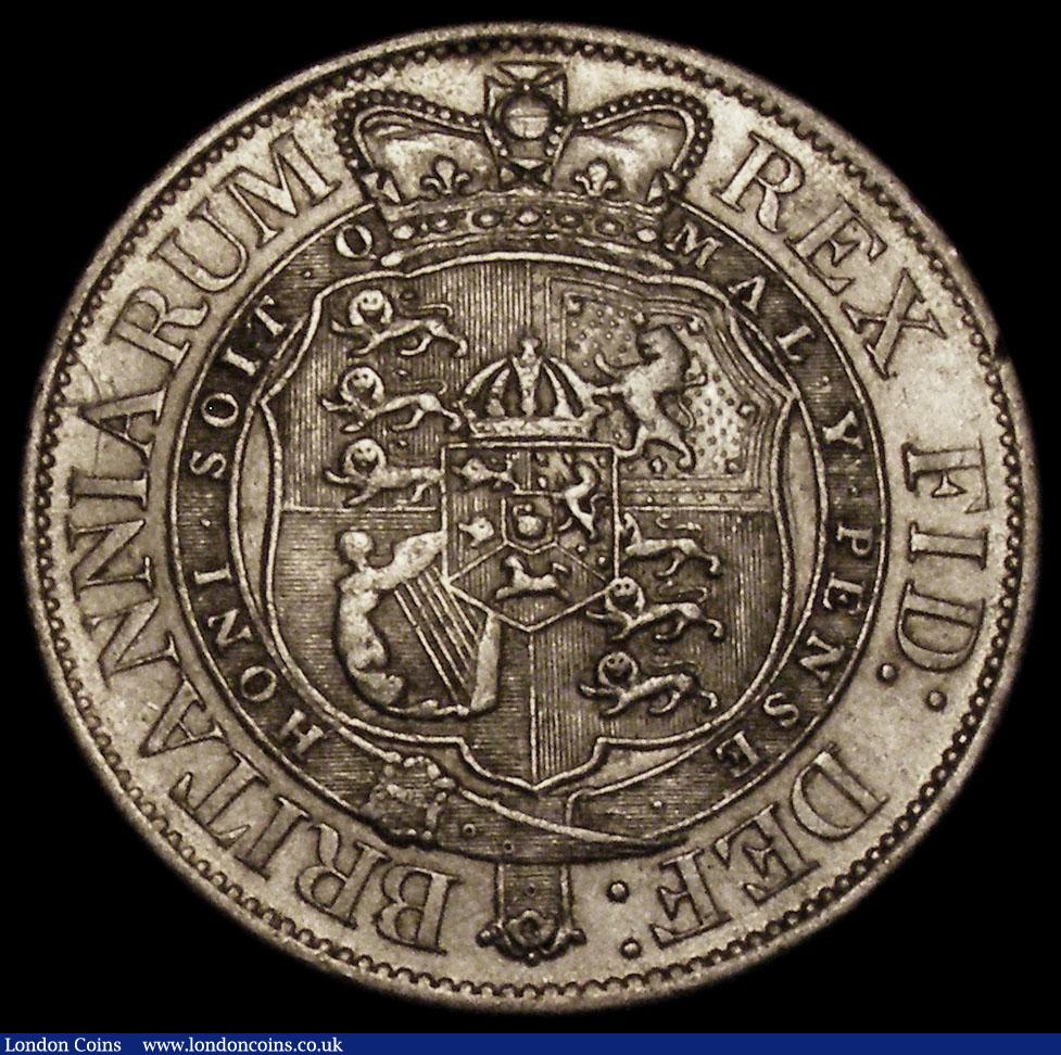 London Coins : A170 : Lot 1747 : Halfcrown 1817 Small Head, with some double striking to the date and legends ESC 616, Bull 2086 GVF ...