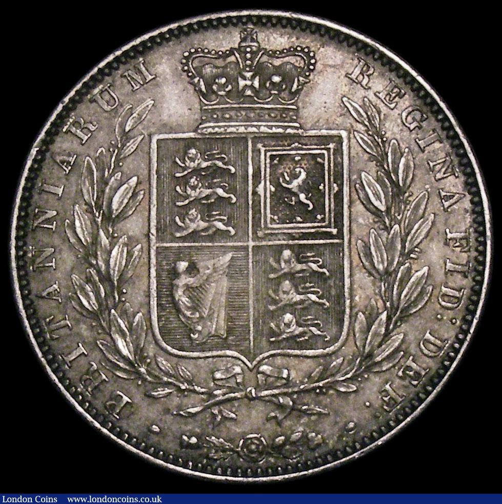 London Coins : A170 : Lot 1781 : Halfcrown 1841 ESC 674, Bull 2716 EF and nicely toned, in an LCGS holder and graded LCGS 65. An extr...