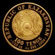 London Coins : A170 : Lot 1105 : Kazakhstan 100 Tenge Gold 2004 King Kroisos Treasure KM#120 1/25th oz. of .999 gold Proof FDC with f...