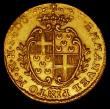 London Coins : A170 : Lot 1110 : Malta 10 Scudi Gold 1763 KM#272 GVF/VF with some light adjustment lines, a most attractive example o...