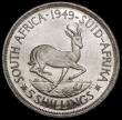 London Coins : A170 : Lot 1181 : South Africa Crown 1949 Proof KM#40.1 only 800 pieces minted nFDC with a few light marks and a handl...