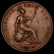 London Coins : A170 : Lot 1935 : Penny 1858 Large date No WW, the 1 of the date is aligned with the top of the other date numerals, G...