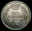 London Coins : A170 : Lot 2000 : Shilling 1844 ESC 1291, Bull 2990 UNC the obverse lustrous with hints of gold tone, the reverse with...