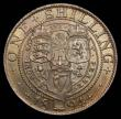 London Coins : A170 : Lot 2025 : Shilling 1894 ESC 1363, Bull 3156, Davies 1015 dies 2B, Choice UNC with multi-coloured tone, the key...