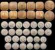 London Coins : A170 : Lot 2594 : A retired dealers ex-retail stock Straits Settlements (35) 10 Cents (10) 1884 Crosslet 4, 1888, 1889...