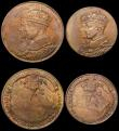 London Coins : A170 : Lot 354 : Canada Medals (3) 1939 Royal Visit to Canada Set of 3 medals Obverse: Conjoined busts of King George...