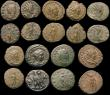 London Coins : A170 : Lot 432 : Roman Ae Antoninianii (16) a varied group includes Claudius II (4), Gallienus (2), Salonina (2), Pos...