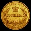 London Coins : A170 : Lot 926 : Australia Sovereign 1863 Sydney Branch Mint Marsh 368 NEF with traces of underlying lustre and some ...