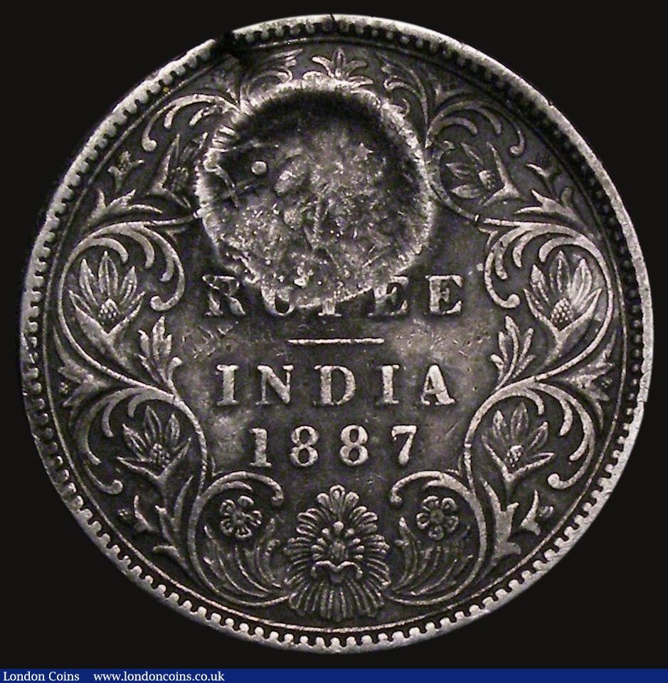 Mozambique Rupee undated, Countermarked Coinage of 1889 Crowned P.M ...