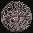 London Coins : A171 : Lot 1220 : Groat Henry VII Facing Bust, New Bust with realistic hair, double arched crown with only the top arc...