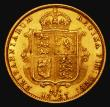 London Coins : A171 : Lot 1475 : Half Sovereign 1887 Jubilee Head, Imperfect J in J.E.B, Marsh 478C, DISH 501 VF