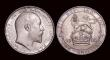 London Coins : A171 : Lot 1656 : Shillings (2) 1902 Matt Proof ESC 1411, Bull 3588 UNC toned, 1906 ESC 1415, Bull 3592, Davies 1557 d...