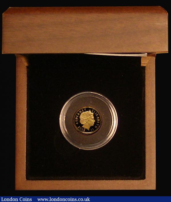 Alderney One Pound 2008 5th Anniversary of Concorde's Last flight Gold Proof FDC in the Royal Mint box of issue with certificate : World Cased : Auction 171 : Lot 435