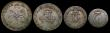 London Coins : A171 : Lot 880 : Maundy Set 1680 ESC 2376, Bull 603, comprising Fourpence 1680 ESC 1852, Bull 632 GVF with old pastel...