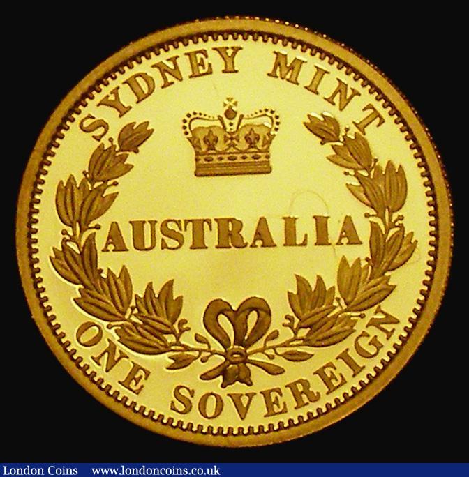 London Coins : A172 : Lot 514 : Australia 25 Dollars Gold 2005 150th Anniversary of the First Australian Sovereign KM#868 Proof FDC ...