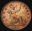London Coins : A172 : Lot 1150 : Penny 1870 Freeman 60 dies 6+G, 11 1/2 teeth date spacing, Gouby BP1870 About EF with slightly mottl...