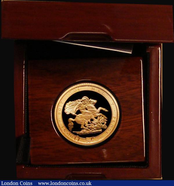 Half Sovereign 2017 Jody Clark obverse, Benedetto Pistrucci reverse Gold Proof FDC in the Royal Mint presentation box with Royal Mint with certificate : English Cased : Auction 172 : Lot 278