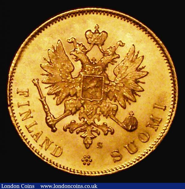Finland 10 Markka Gold 1913S KM#8.2 A/UNC and lustrous, a most pleasing example of this short series : World Coins : Auction 172 : Lot 563