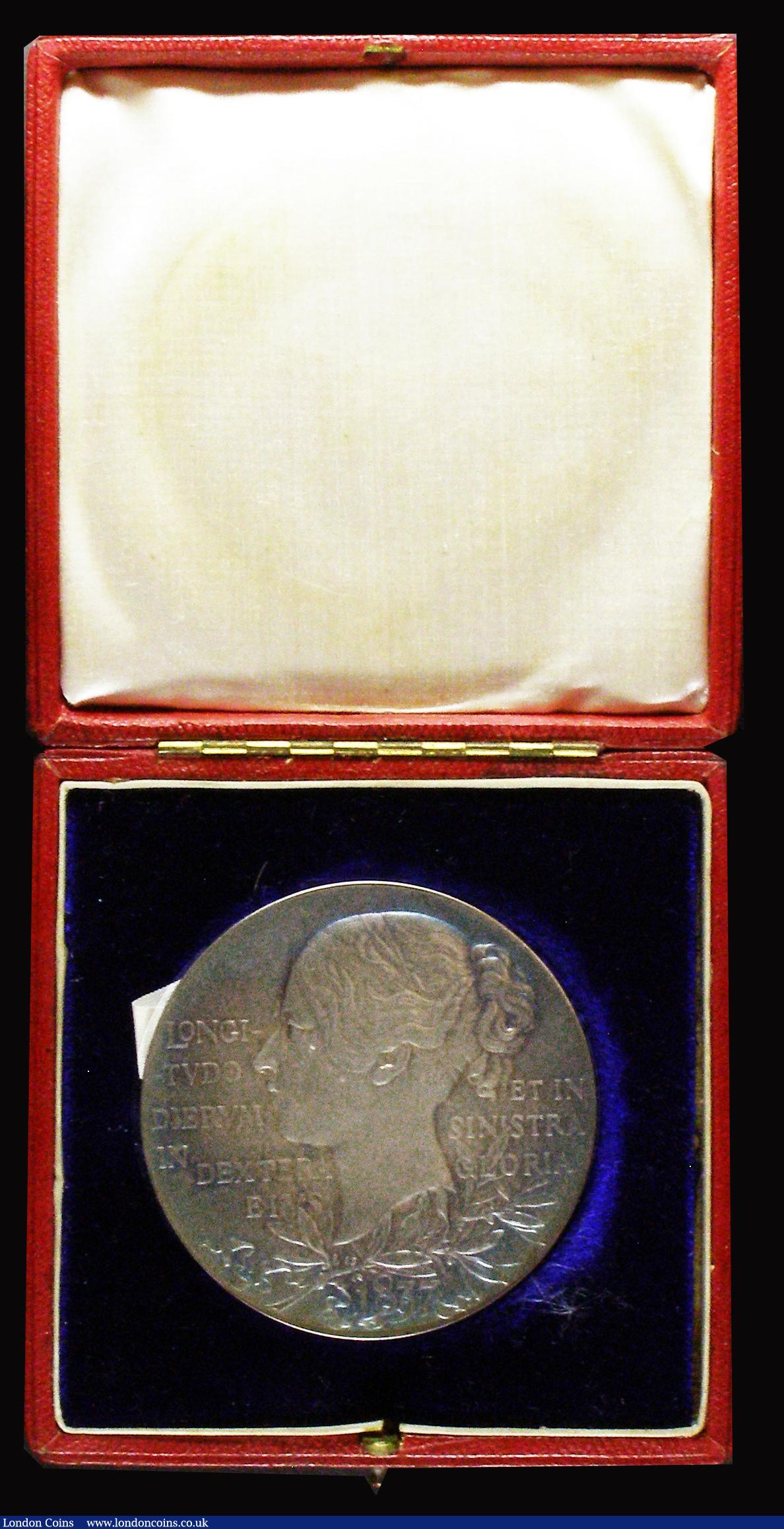 London Coins : A173 : Lot 1101 : Victoria Diamond Jubilee 1897 Eimer 1817a The official Royal Mint issue in silver 56mm diameter, 83....