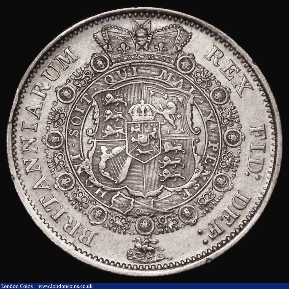 London Coins : A173 : Lot 1861 : Halfcrown 1817 Bull Head ESC 616, Bull 2090 GVF/NEF with some surface marks and a gentle edge bruise