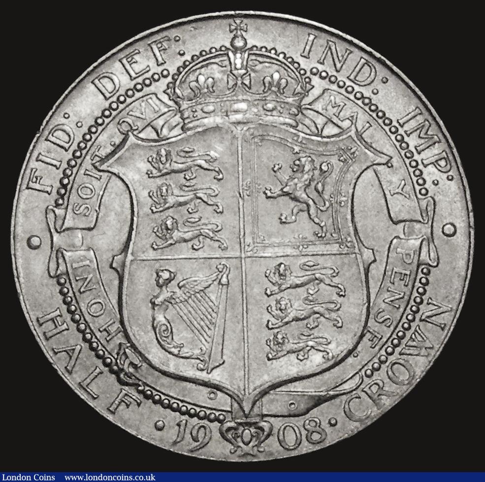 London Coins : A173 : Lot 1916 : Halfcrown 1908 ESC 753, Bull 3574 GVF/NEF, Ex-London Coins Auction A158 September 2017 Lot 2268 (par...
