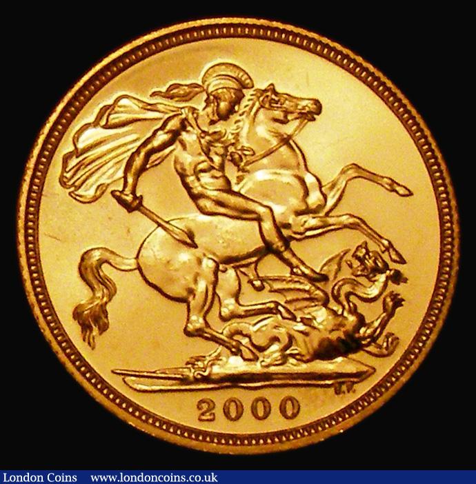 London Coins : A173 : Lot 2355 : Sovereign 2000 S.SC4 Lustrous UNC