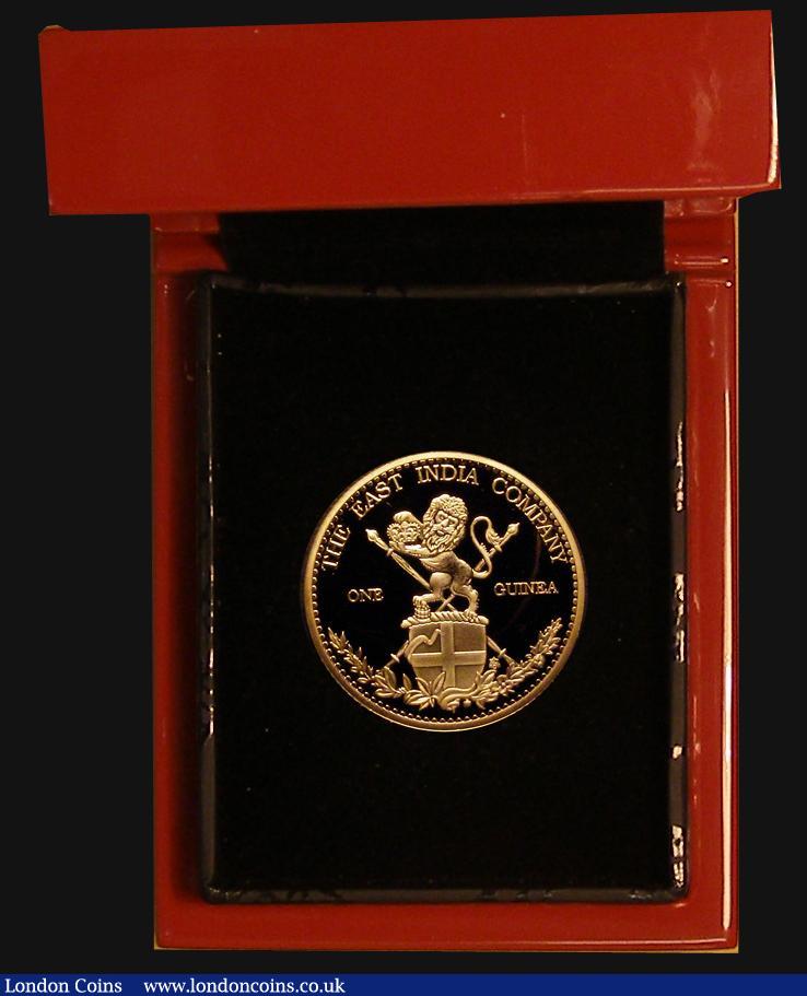 London Coins : A173 : Lot 724 : St. Helena - The East India Company Gold Guinea 2013 350th Anniversary of the First Gold Guinea Proo...