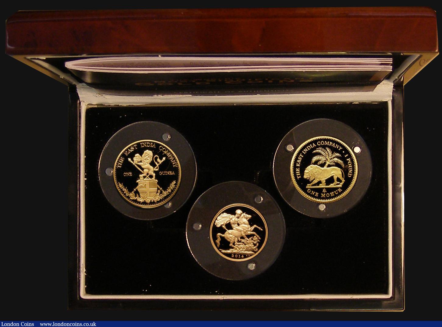London Coins : A173 : Lot 732 : The World Most Significant Gold Coins GB/St. Helena a 3-coin set 2013-2014 comprising GB Sovereign 2...