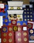 London Coins : A173 : Lot 1066 : Israel a large collection of Medals (250) in plush albums and presentation packs, many impressive la...