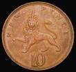 London Coins : A173 : Lot 1137 : Mint Error - Mis-Strike Ten Pence 1971 an off-metal strike in bronze? Weighing 9.92 grammes VF/GVF a...