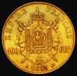 London Coins : A173 : Lot 1314 : France 100 Francs Gold 1855A Paris Mint KM#786.1 Good Fine or slightly better