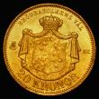 London Coins : A173 : Lot 1542 : Sweden 20 Kronor Gold 1873ST KM#733 GEF/AU and lustrous