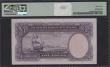 London Coins : A173 : Lot 184 : New Zealand Reserve Bank One Pound ND(1940-55) H/O 881512 signed T.P Hanna Pick 159a PMG 35 Choice V...